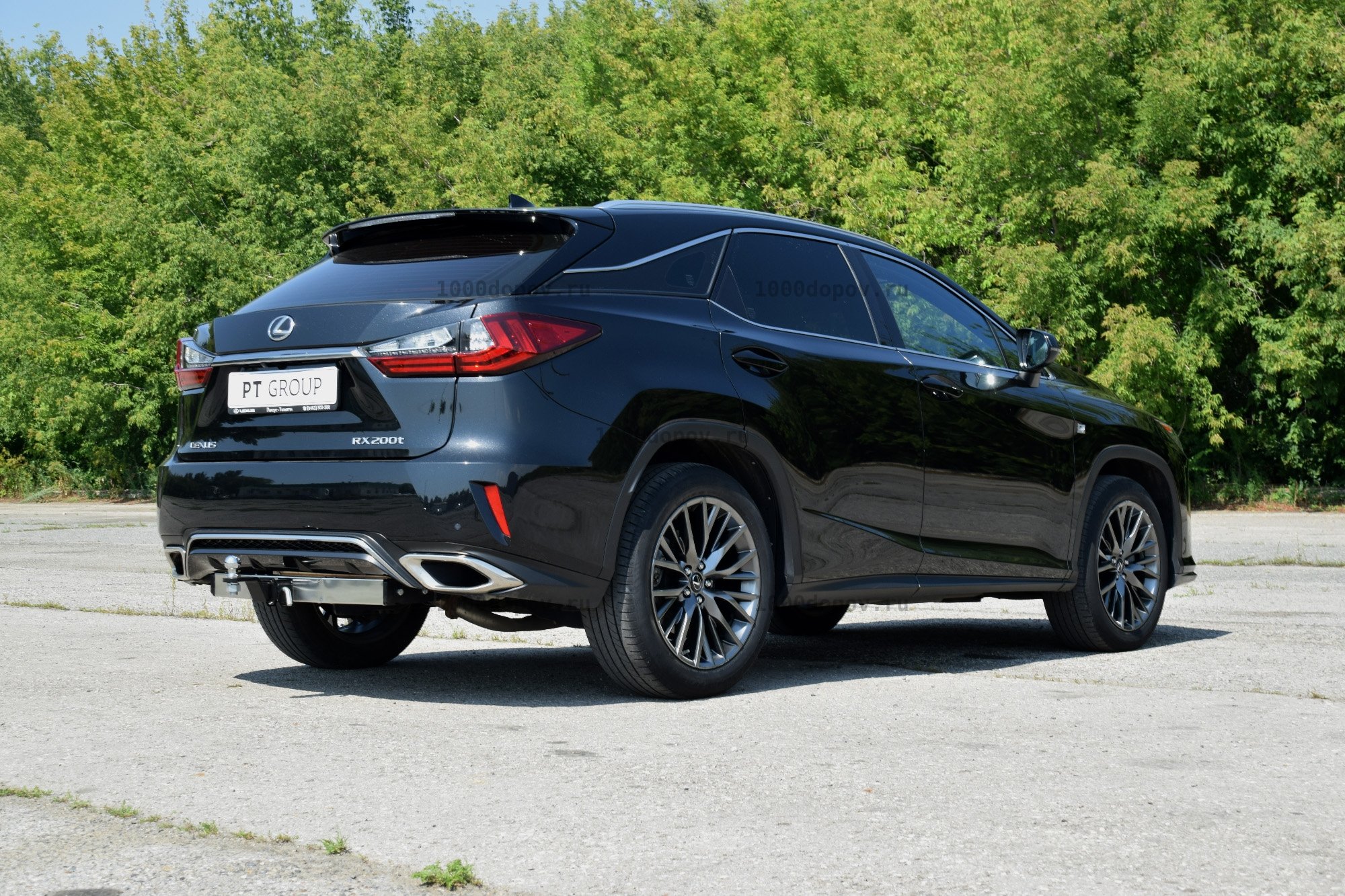 Фаркоп PT GROUP LRX991102 Lexus RX, в т.ч. F-Sport 2015-2019 (кроме Long) (нерж. накладка) — рисунок 2
