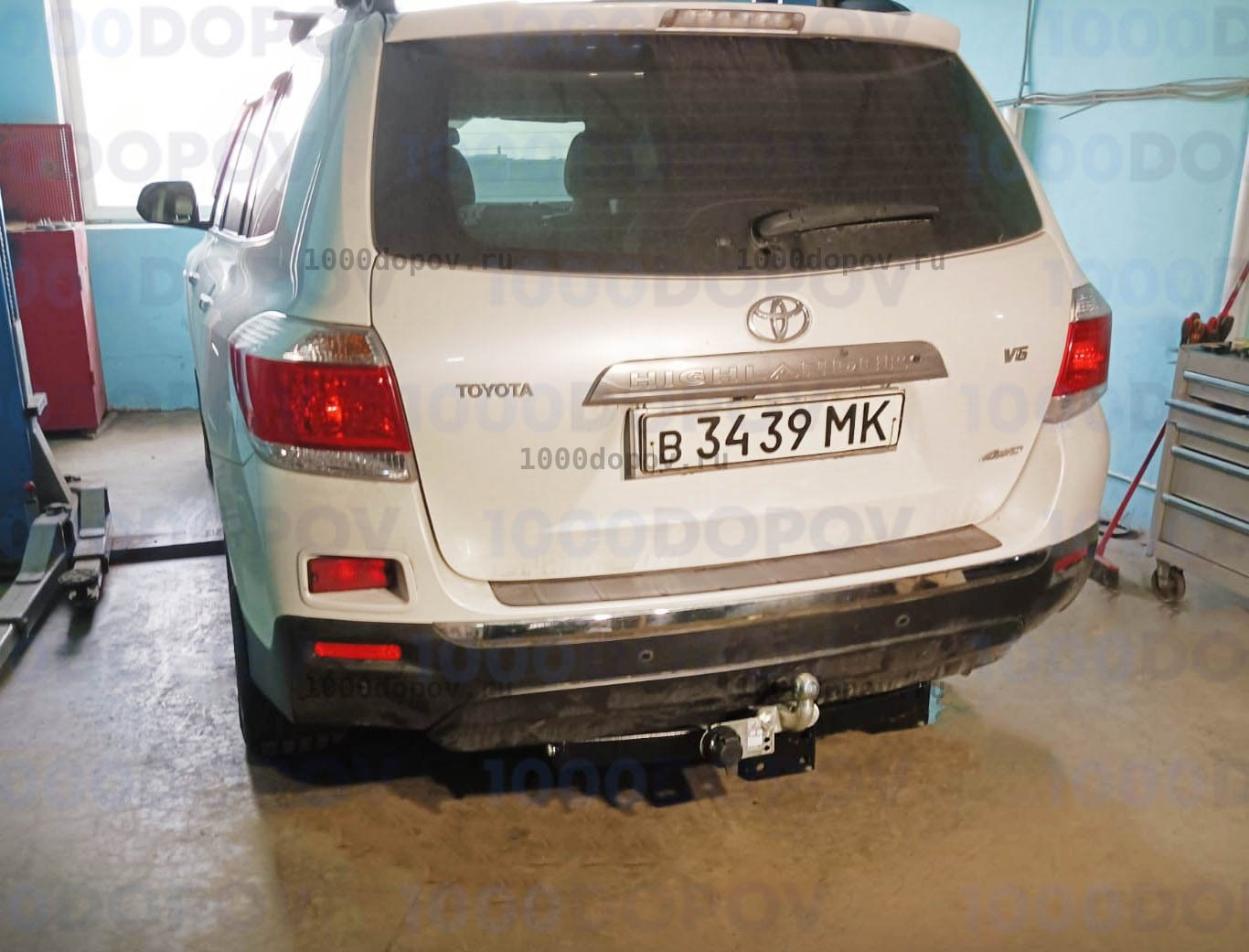 Фаркоп Leader Plus T119-F Toyota Highlander 2010-2013 — рисунок 2
