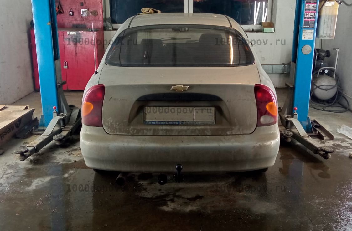 Фаркоп Трейлер 9410 Chevrolet Lanos (сборка ЗАЗ) 2005-2009 — рисунок 3