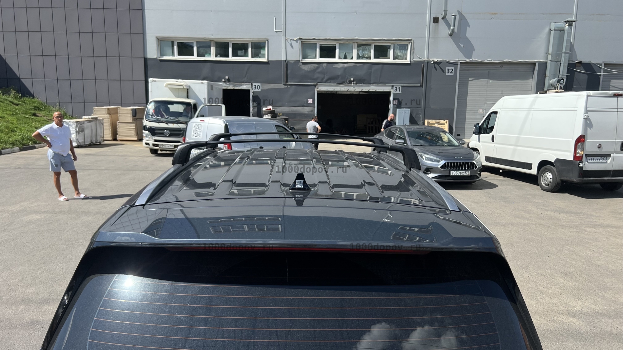 Багажник на крышу  HYUNDAI PALISADE 2018-2025 черный — рисунок 9