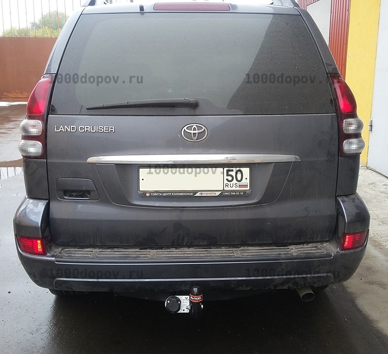 Фаркоп Avtos TY 21 Toyota Land Cruiser Prado (J120) 2002-2009 (з/к снизу) — рисунок 1