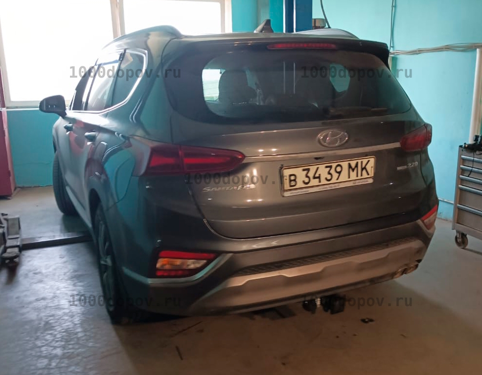 Фаркоп Leader Plus H230-E Hyundai Santa Fe 2018 - 2020 — рисунок 18