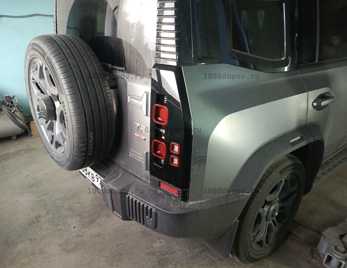 Задние фонари на Jetour T2 2023-н.в в стиле Defender — рисунок 19