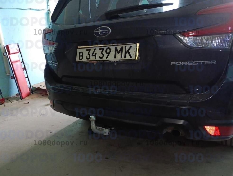 Фаркоп Motodor 92202-A Subaru Forester 2019-н.в. (оцинк. шар) — рисунок 3