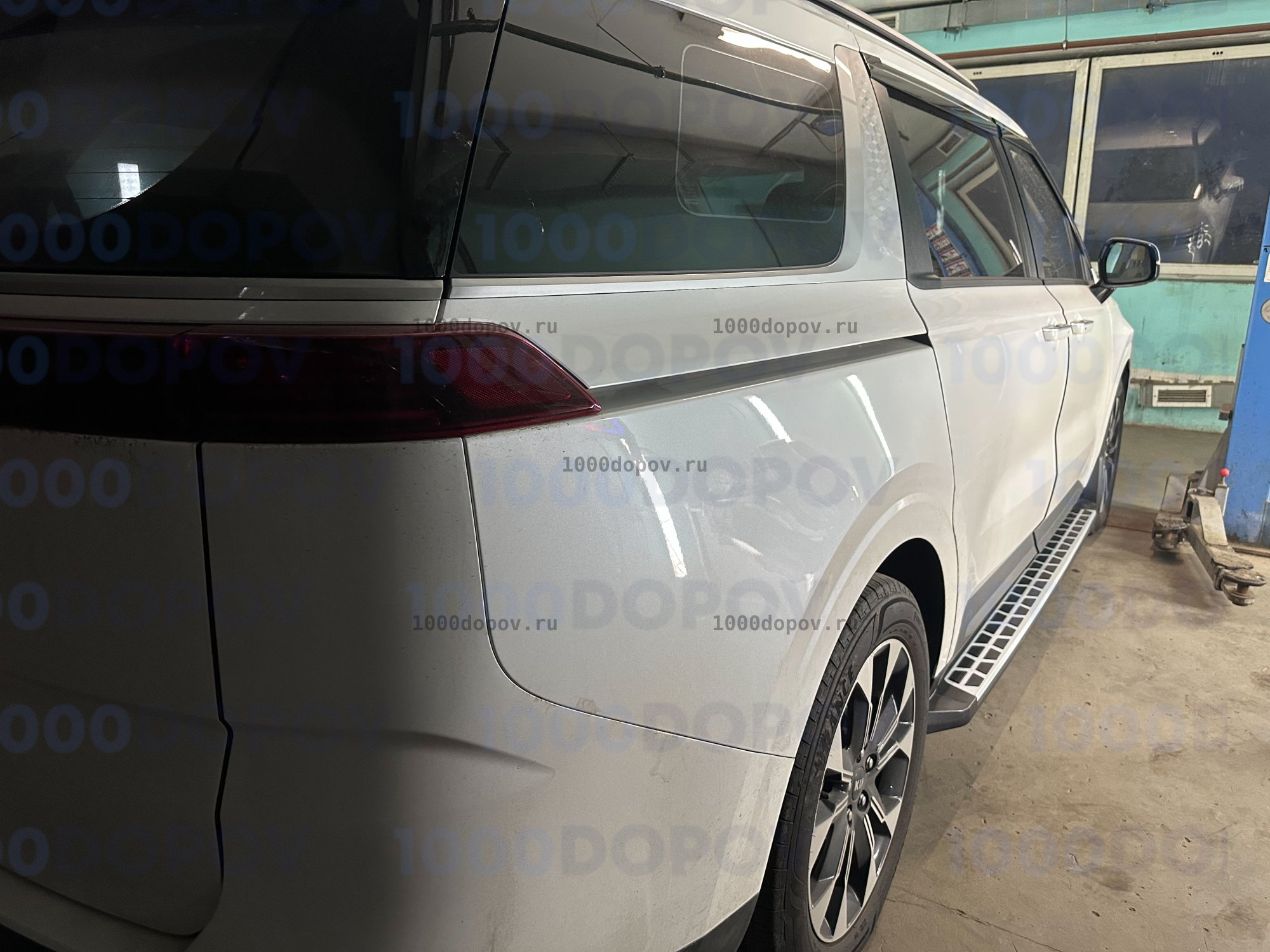 Пороги подножки на KIA Carnival 2021-н.в — рисунок 3