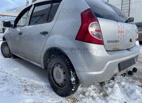 Фаркоп АвстоСтандарт R103A Renault Sandero 2009-2014 (оцинк. шар) — рисунок 1