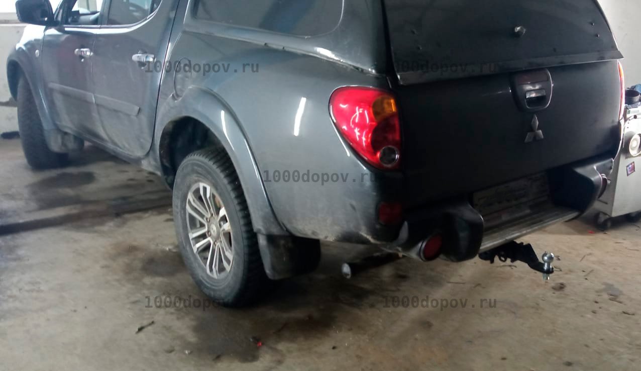 Фаркоп Leader Plus M116-E Mitsubishi L200 2006-2015 в т.ч. Long — рисунок 1