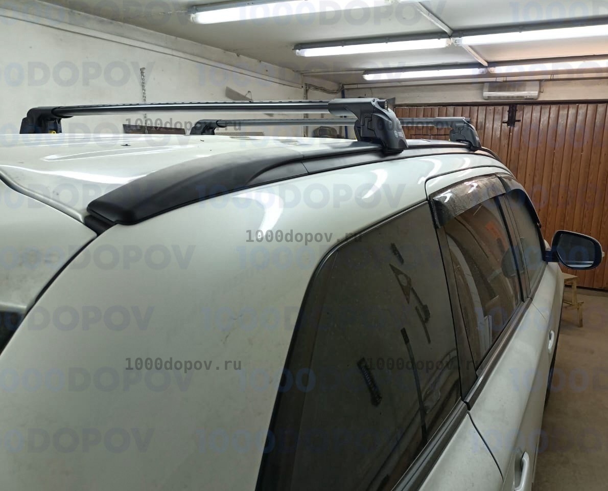 Рейлинги Mitsubishi Outlander 2012-н.в. черные — рисунок 6