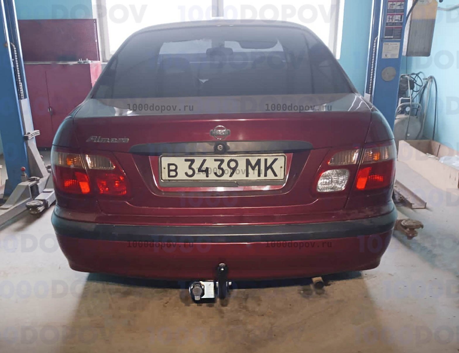 Фаркоп Leader Plus N106-A Nissan Almera (N16) 2000-2006 — рисунок 6