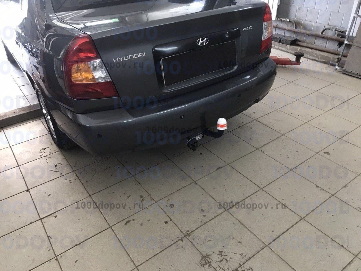 Фаркоп Трейлер 7210 Hyundai Accent 2000-2006 (Корея) — рисунок 7