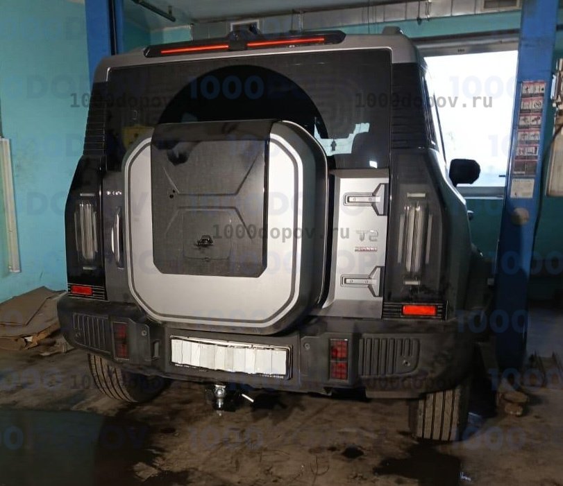 Фаркоп Leader Plus J203-E на Jetour T2 2024 - н.в. (кроме Автотор) — рисунок 1