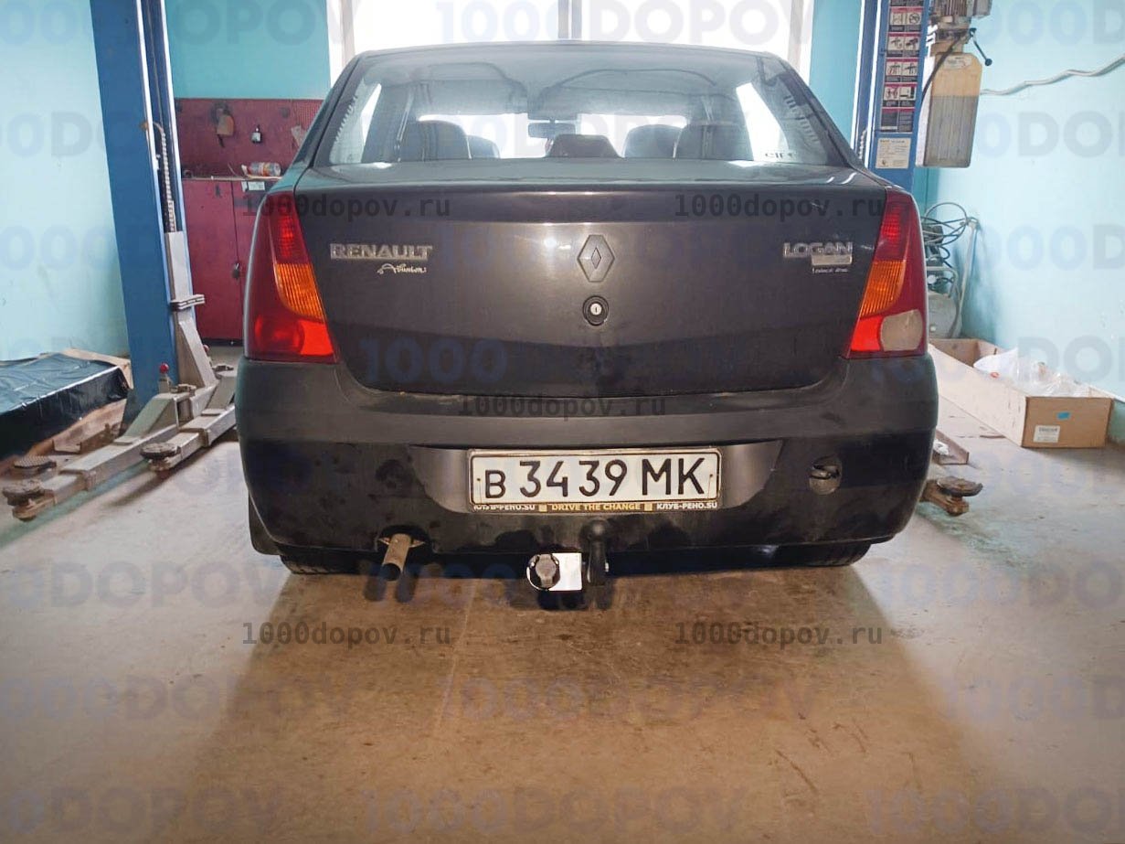 Фаркоп Avtos RN 15 Renault Logan 1 2004-2014 — рисунок 12