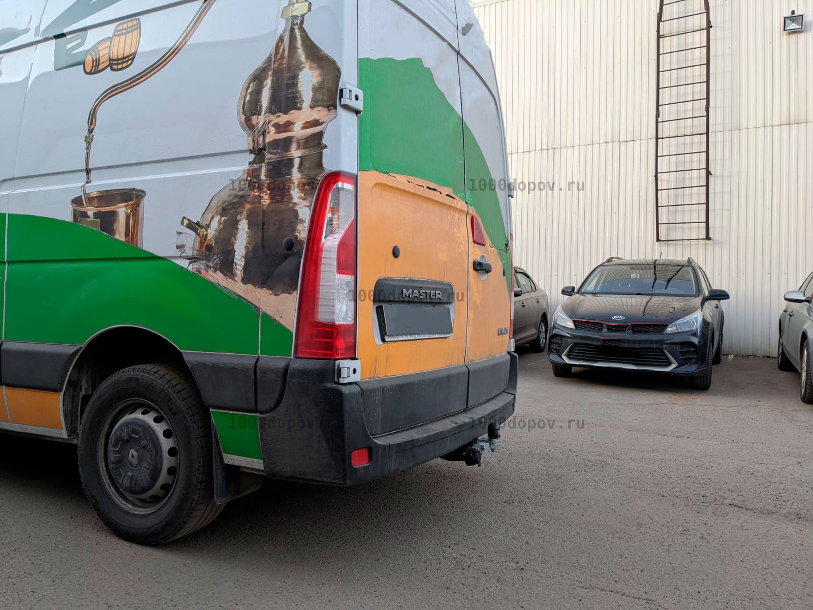 Фаркоп Motodor 91716-FE Renault Master 2010-н.в. (хром. Шар) — рисунок 3