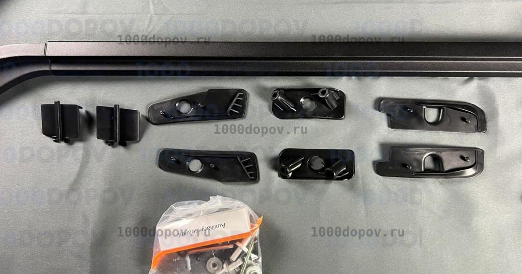 Рейлинги с поперечиной на LAND ROVER Freelander II 2007-н.в. черные — рисунок 10