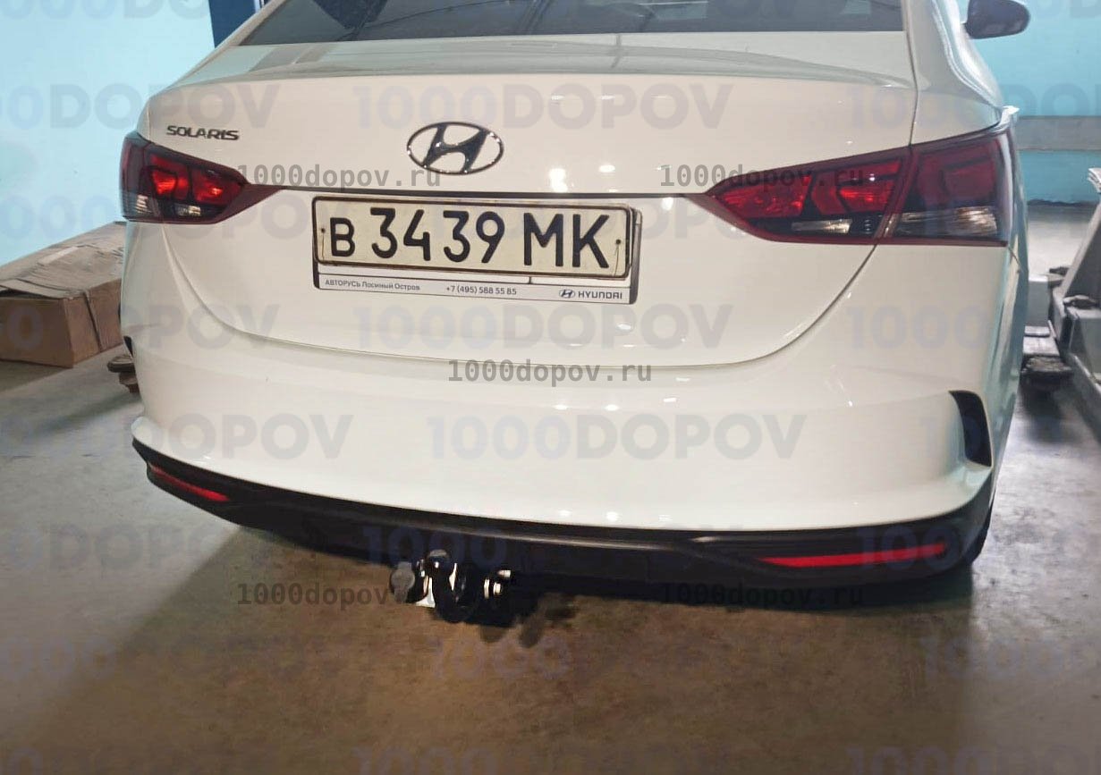 Фаркоп Leader Plus H228-A Hyundai Solaris 2 2017-н.в. — рисунок 9