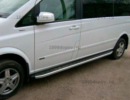 Пороги подножки на MERCEDES-BENZ VITO / VIANO Короткая база 2003-н.в. — рисунок 1