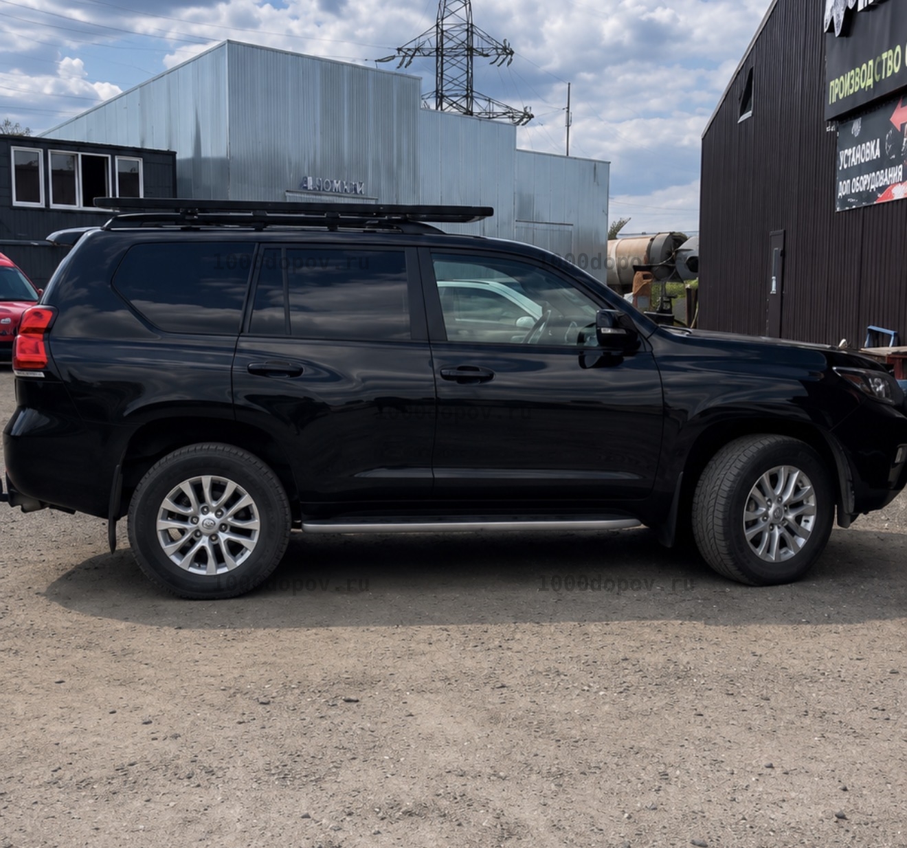 Багажник - корзина на крышу для Toyota Land Cruiser Prado 150 — рисунок 4