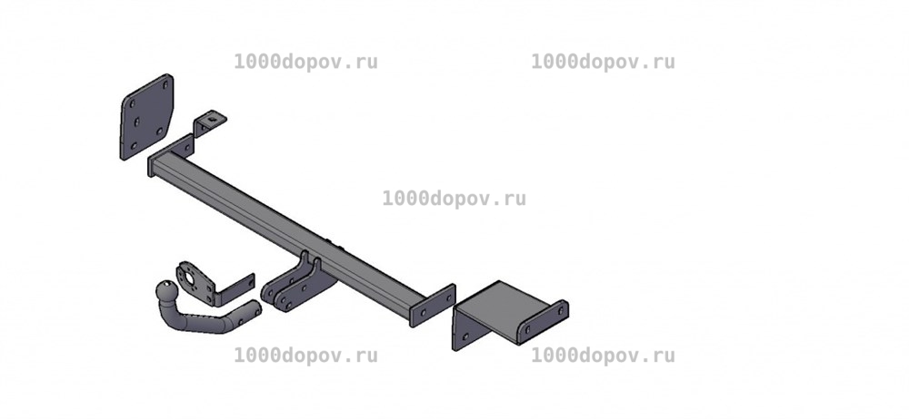Фаркоп Трейлер 7370 Kia Soul (комби) 2014-н.в. — рисунок 2