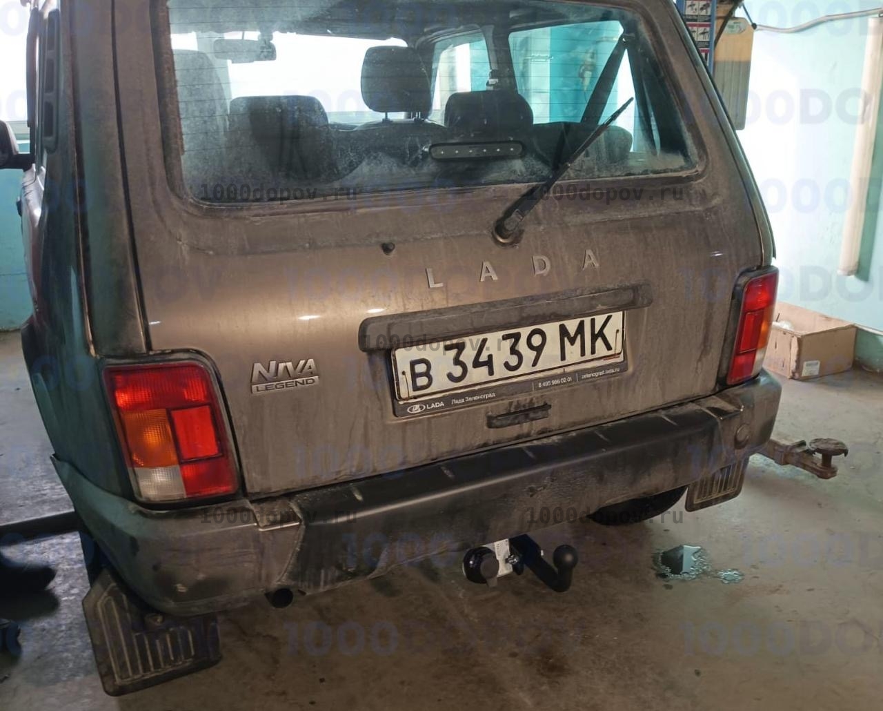 Фаркоп Avtos VAZ-63 ВАЗ 2121 Нива Urban без ГБО с 2014- — рисунок 10