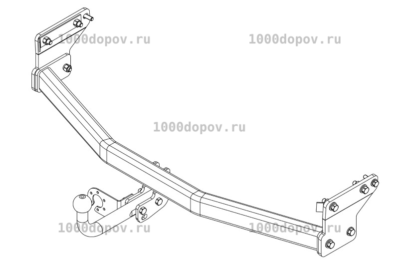 Фаркоп Avtos HY 33 Hyundai Tucson 2018- — рисунок 11