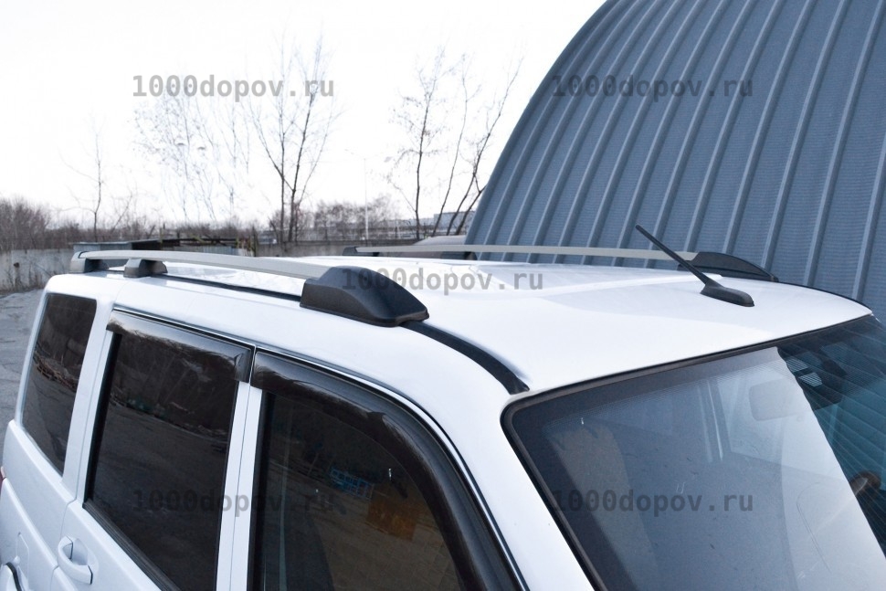 Рейлинги ПТ Групп UAZ Patriot 2014-н.в. Серебро — рисунок 2