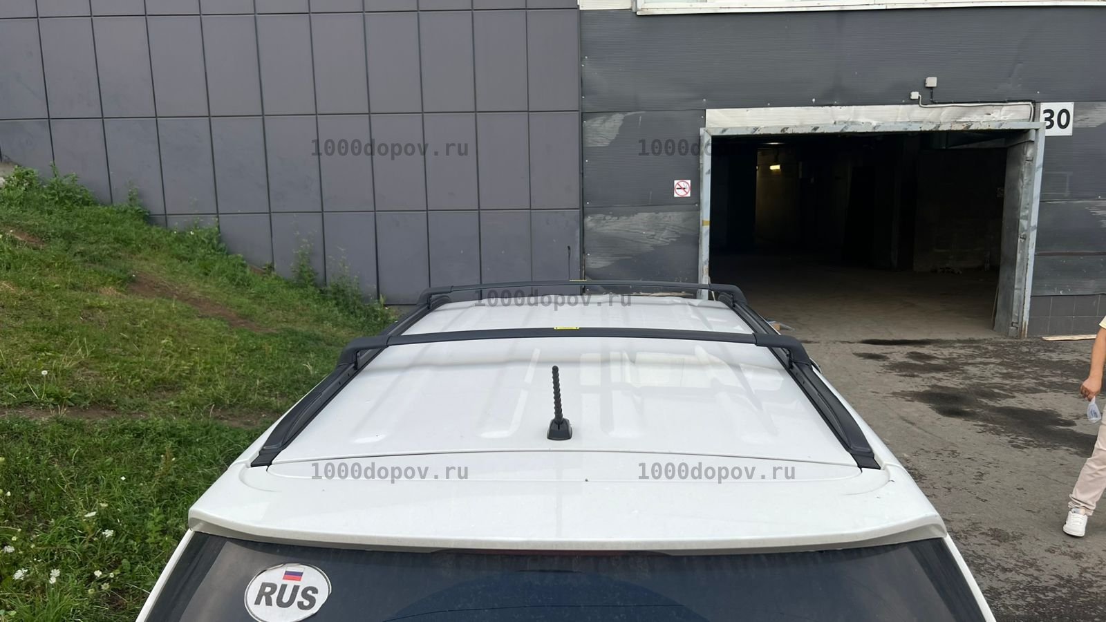 Багажник на рейлинги Hyundai Santa Fe 2015-2018 штатный (в т.ч GRAND) — рисунок 3