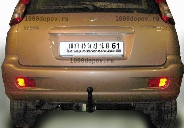 Фаркоп Leader Plus C209-A Chevrolet Rezzo (KLAU) 2004-н.в. — рисунок 1