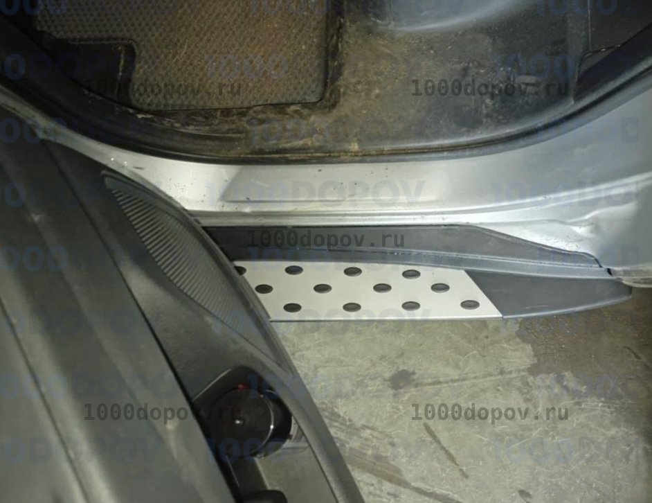 Пороги подножки на Mitsubishi Outlander 2012-2023 (в стиле BMW) — рисунок 19