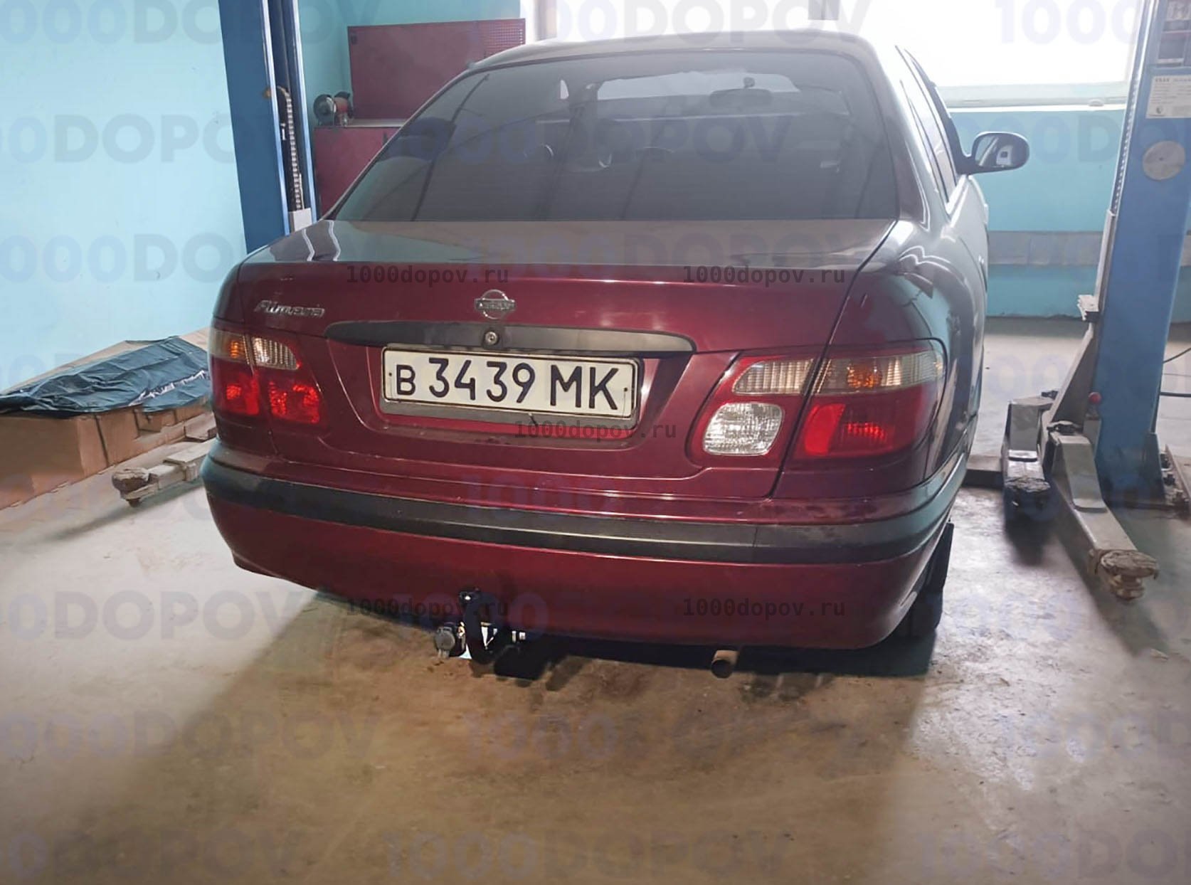Фаркоп Leader Plus N106-A Nissan Almera (N16) 2000-2006 — рисунок 7