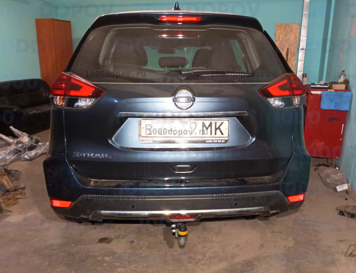 Фаркоп Motodor 91412-A Nissan X-Trail (T32) 2014-н.в. (оцинк. шар) — рисунок 3