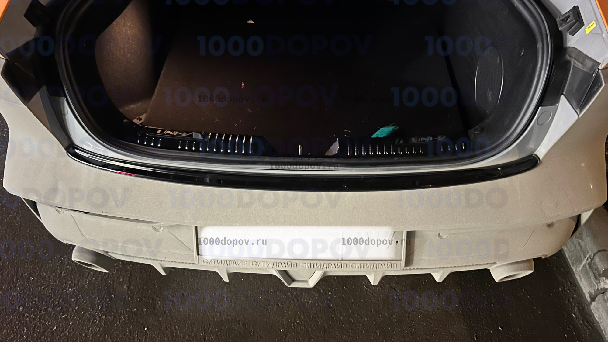 Накладки в проем багажника и на задний бампер для Changan UNI-V 2022-н.в — рисунок 12