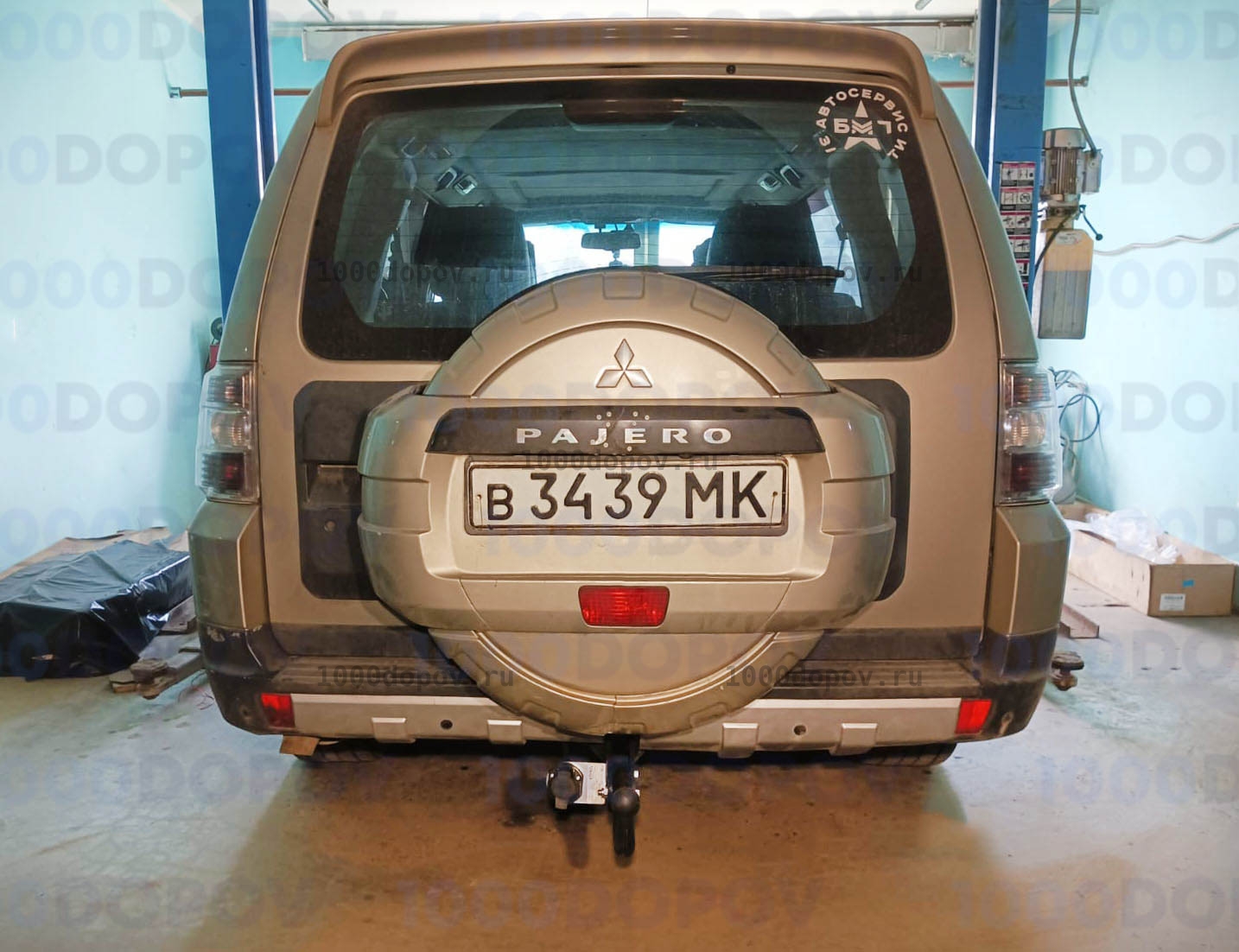 Фаркоп Avtos MI 26 Mitsubishi Pajero 4 2007-н.в. — рисунок 3