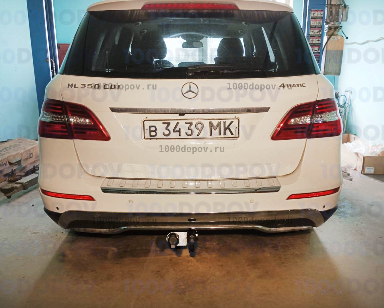 Фаркоп Avtos MB 07 Mercedes ML (w164) 2005 - 2012, ML (w166) 2012 - 2015 — рисунок 3