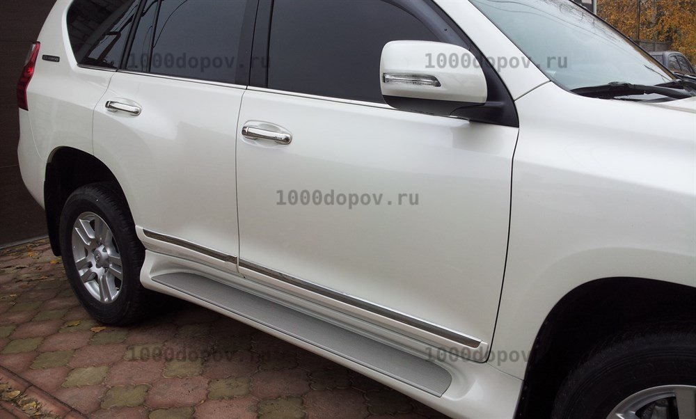 Молдинги дверей Land Cruiser Prado 150 2009-н.в. — рисунок 1