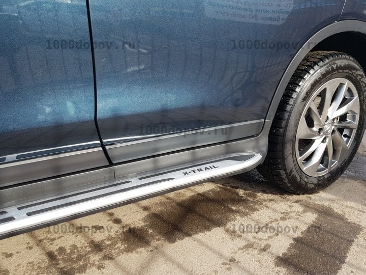 Пороги подножки на Nissan X-Trail T32 2014-н.в. — рисунок 3