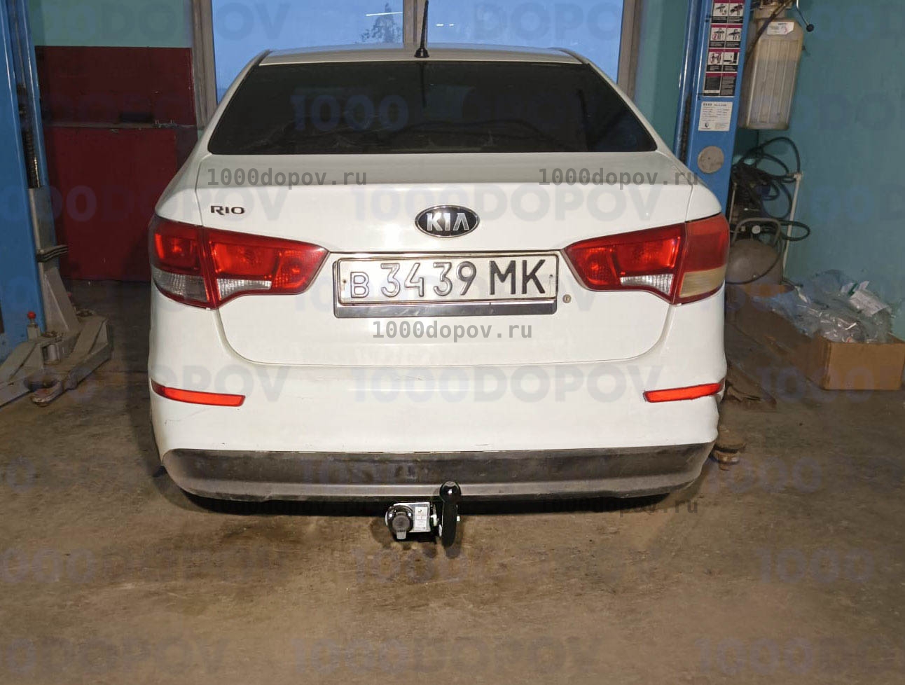 Фаркоп Leader Plus H219-A Kia Rio 3 седан, hb 2011-2017 — рисунок 10