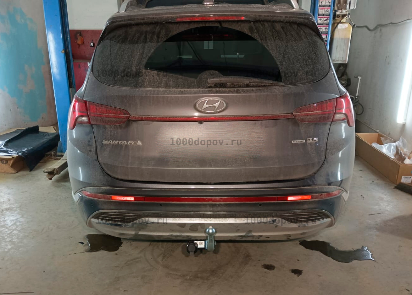 Фаркоп Motodor 91008-A Hyundai Santa Fe 2021-2023 (оцинк. шар) — рисунок 9