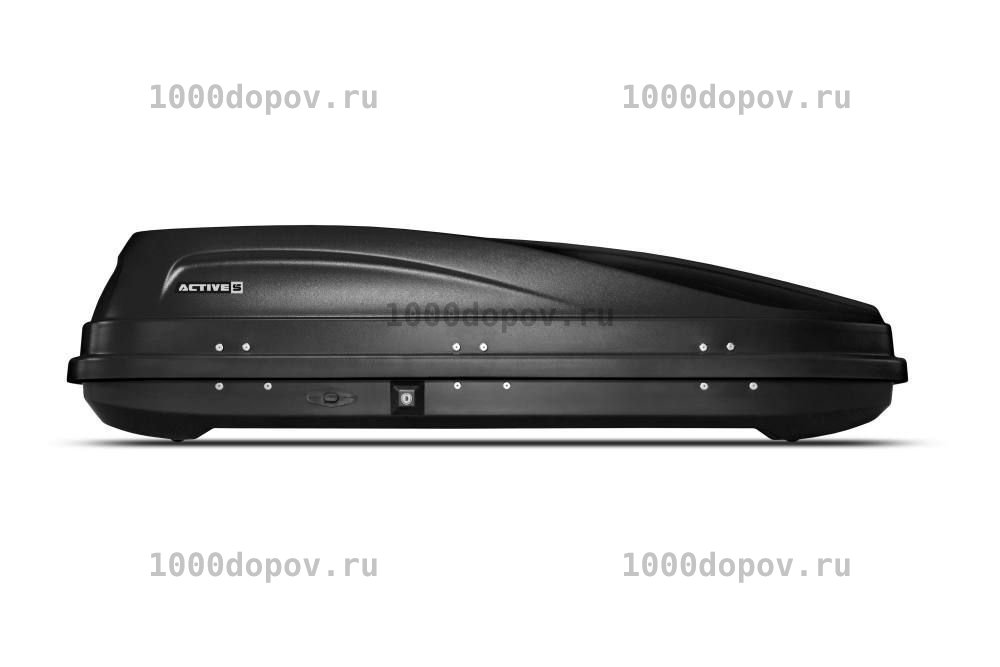 Автобокс ПТ Групп ACTIVE S (320 л.) двусторонний черный — рисунок 1