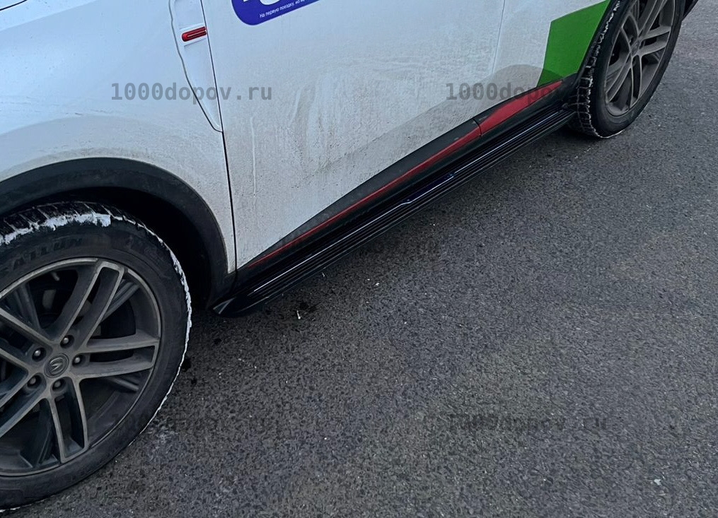 Пороги подножки на Changan CS55 PLUS+ 2023-н.в.новые — рисунок 4