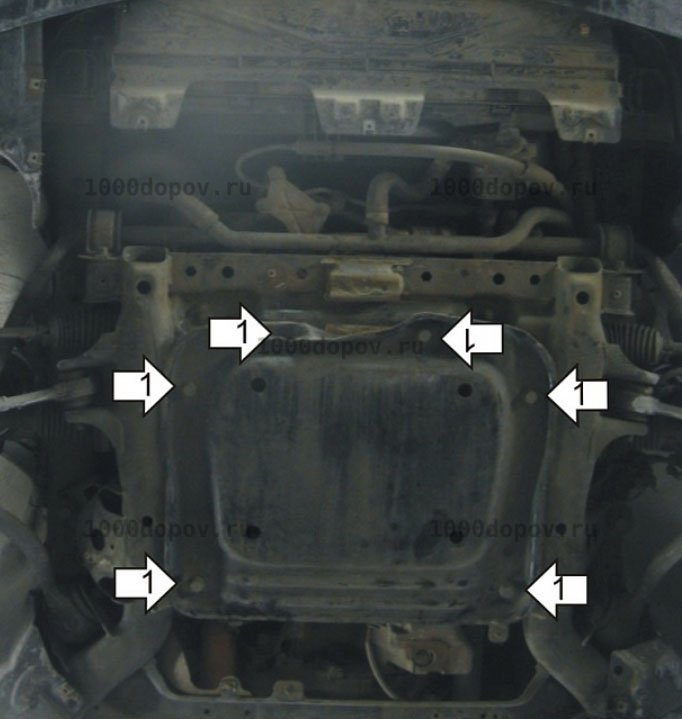 Защита Motodor 10211 BMW 3 (e90) 2008-2011 (Картер) — рисунок 2