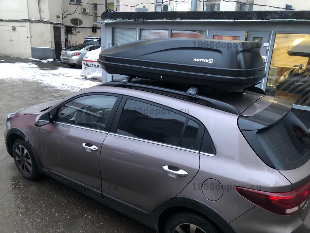 Автобокс ПТ Групп ACTIVE М (450 л.) двухсторонний черный — рисунок 17