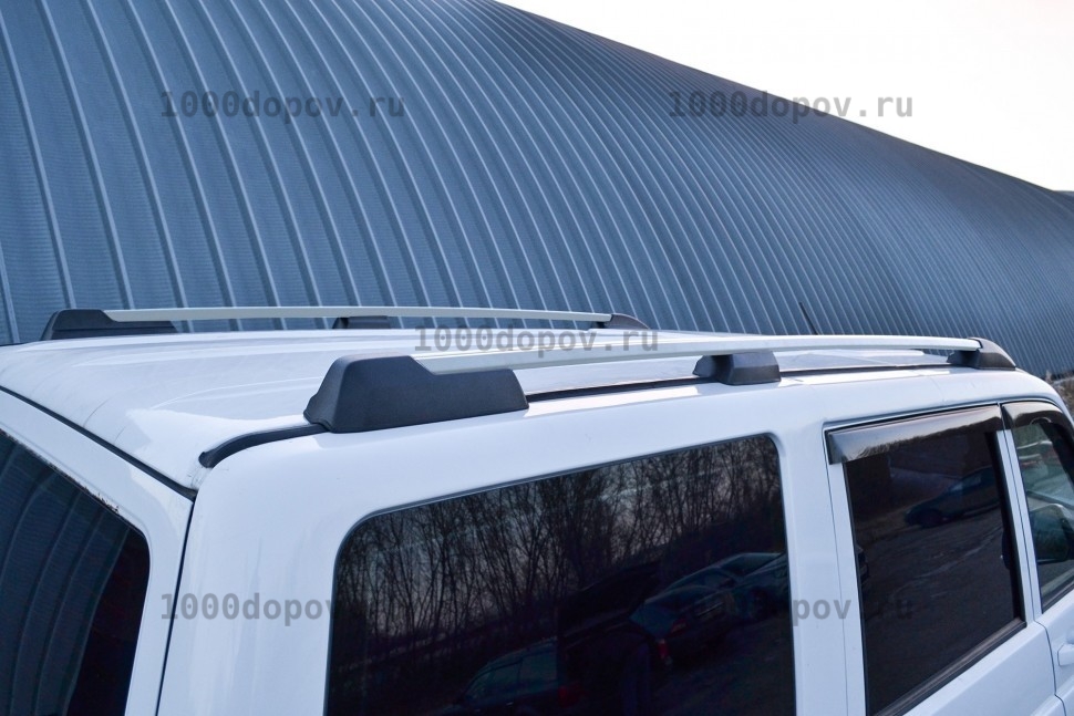 Рейлинги ПТ Групп UAZ Patriot 2014-н.в. Серебро — рисунок 1