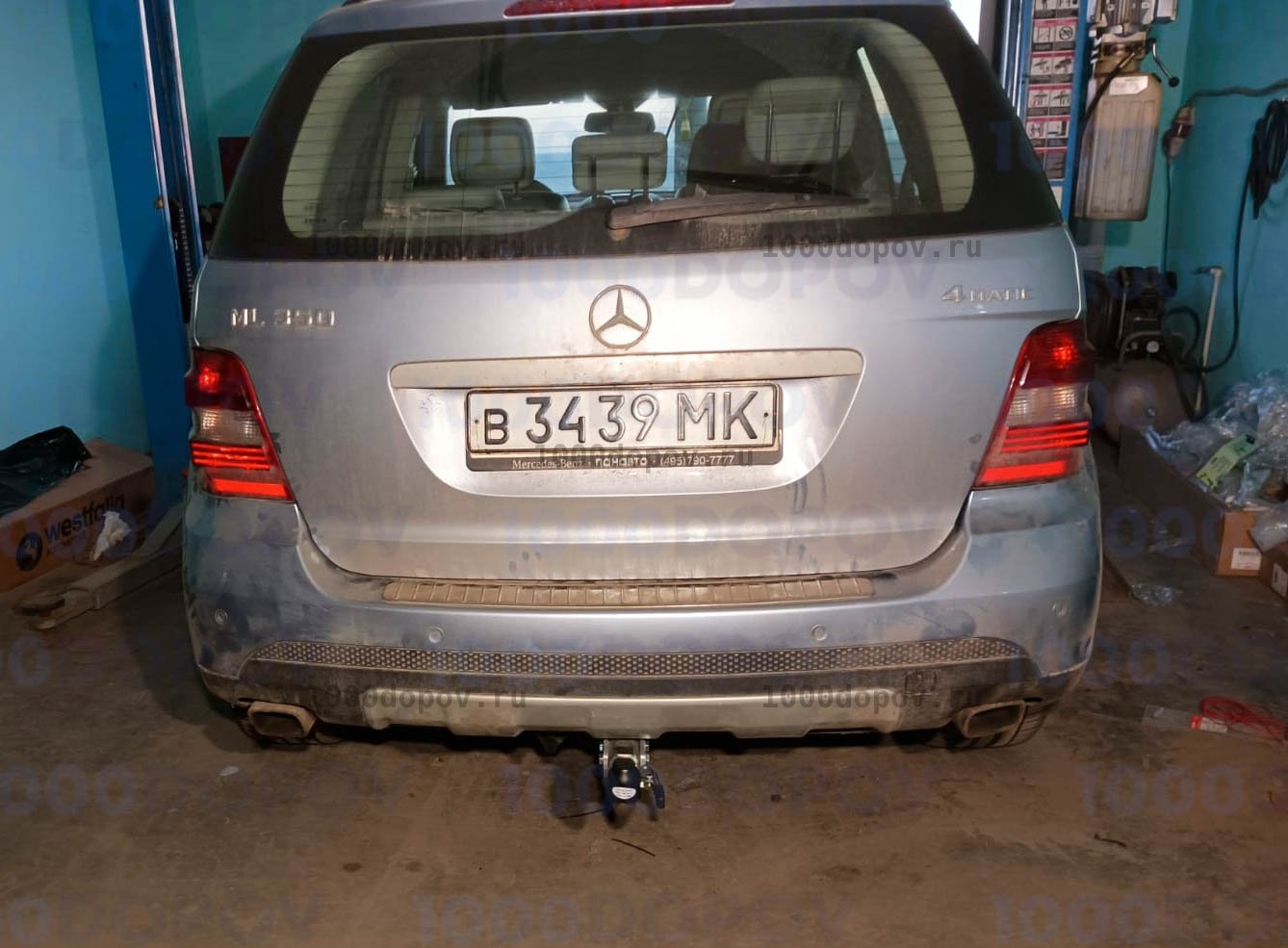 Фаркоп Galia M115C Mercedes M-Class (W164) 2005-2011 / M-Class (W166) 2012-2015 (оцинк.) — рисунок 1