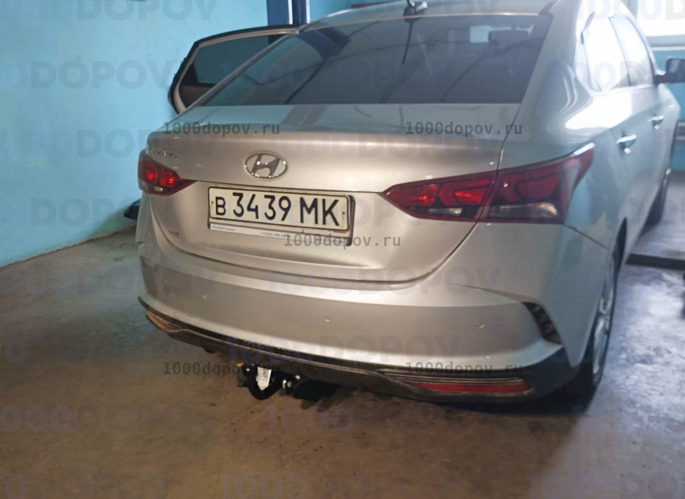 Фаркоп Leader Plus H228-A Hyundai Solaris 2 2017-н.в. — рисунок 1
