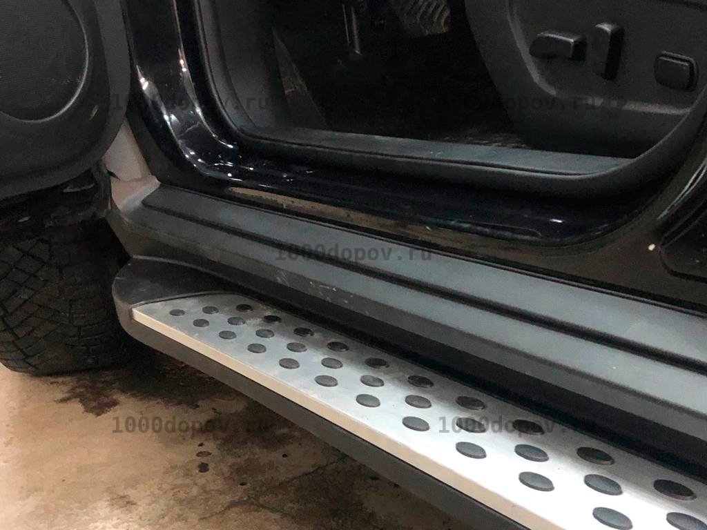 Пороги подножки на Nissan X-Trail T32 2014-н.в. (в стиле BMW) — рисунок 7