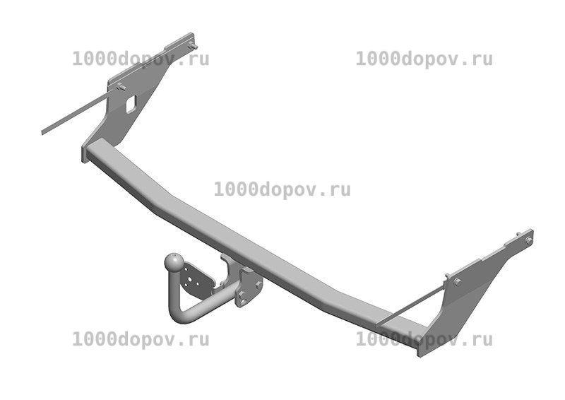 Фаркоп Avtos FD 25 Ford Focus 2 универсал 2005-2011 — рисунок 8