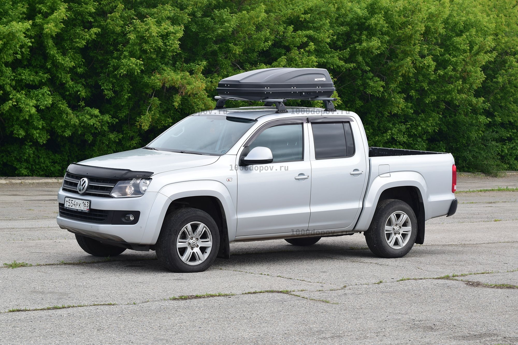 Автобокс ПТ Групп ACTIVE S (320 л.) двусторонний белый — рисунок 2