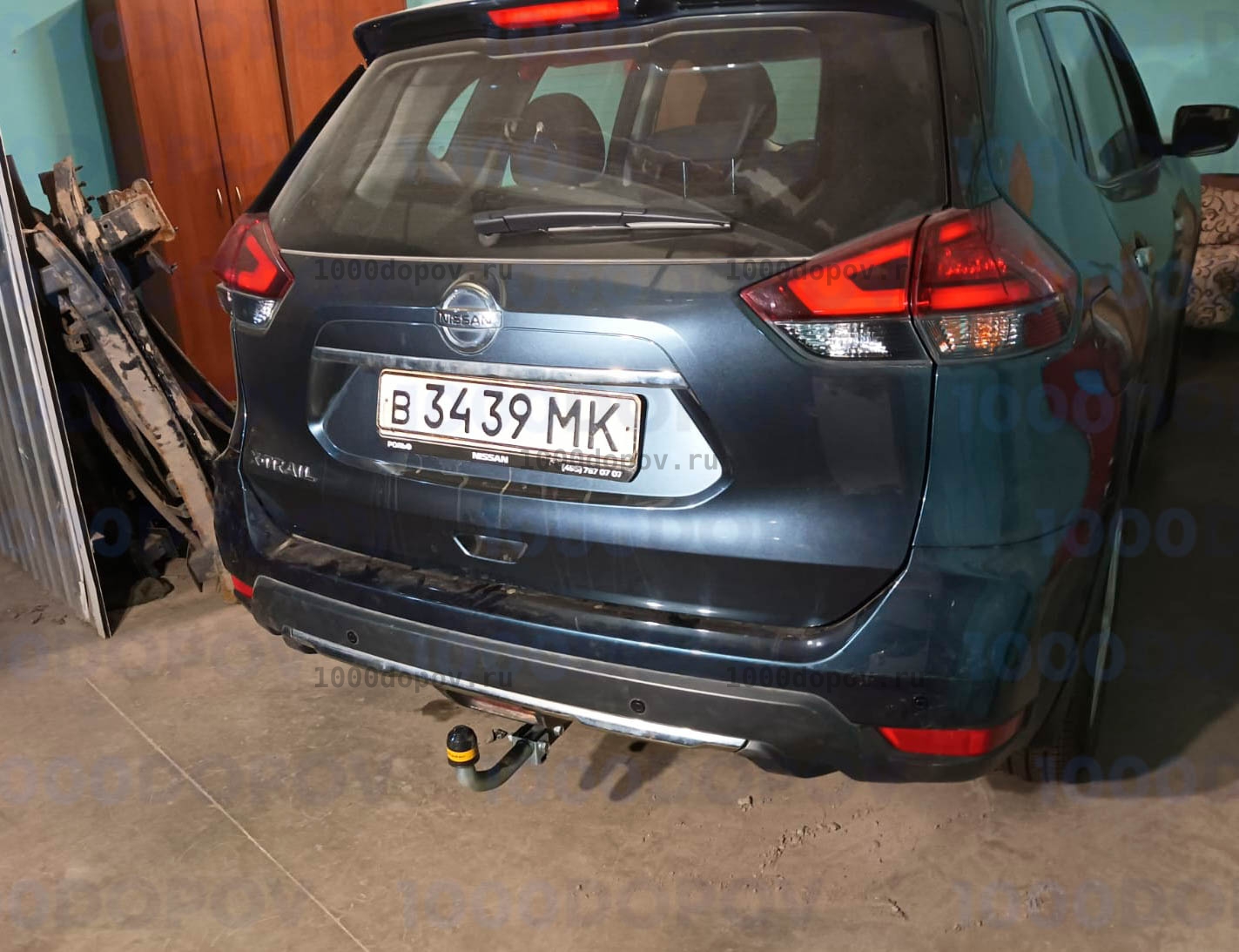 Фаркоп Motodor 91412-A Nissan X-Trail (T32) 2014-н.в. (оцинк. шар) — рисунок 1