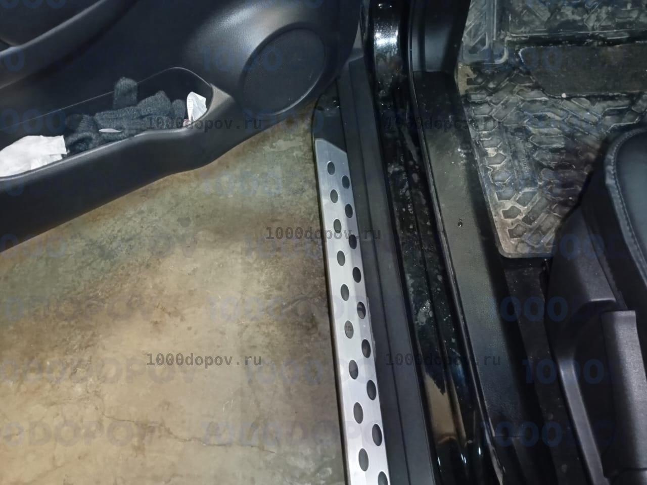 Пороги подножки на Nissan X-Trail T32 2014-н.в. (в стиле BMW) — рисунок 11