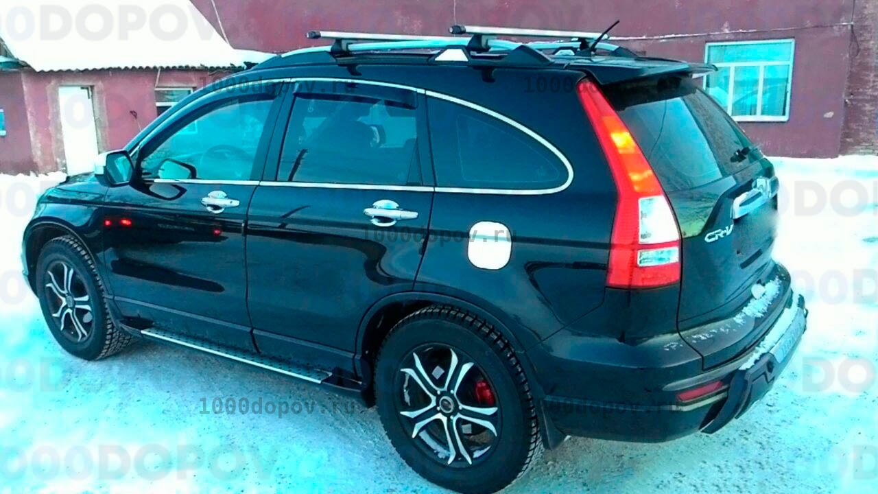 Пороги подножки на Honda CR-V 3 2006-2012 — рисунок 4